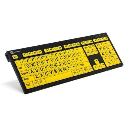Toetsenbord Nero zwart op geel